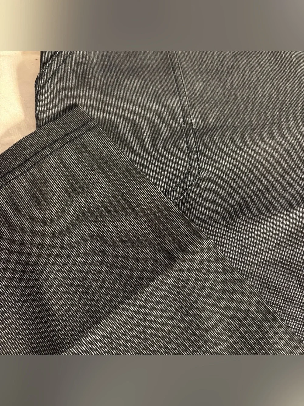 Soho dark grey pinstripe trousers woman’s XL